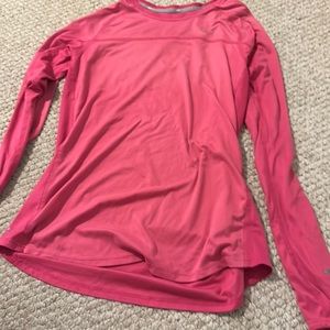 Pink long sleeve shirt